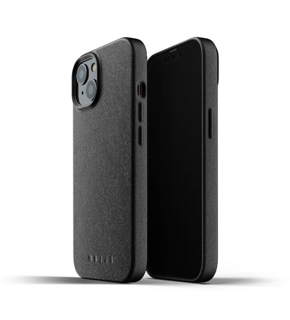 Funda de piel Mujjo iPhone 13 color negro